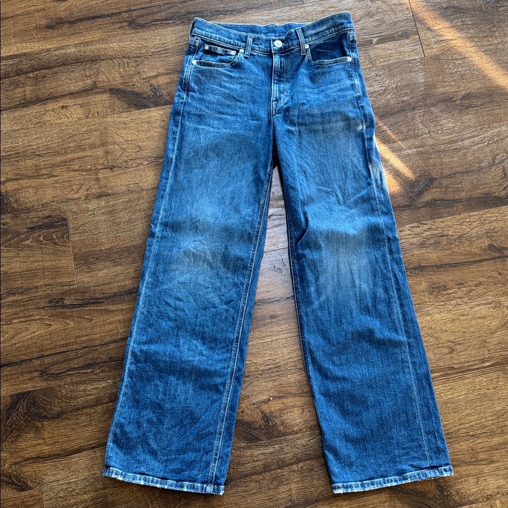 AYR Women's Secret Sauce jeans in Medium Blue Denim - Picture 4 of 5